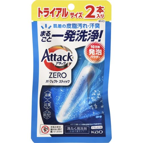 Amazon | 花王 アタックZEROパーフェクトスティック 2本 | 花王(Kao